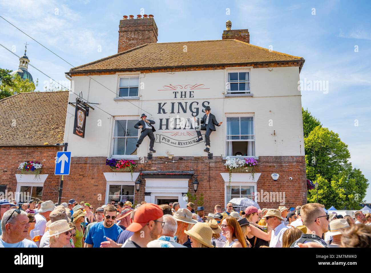 Upton on Severn Blues festival. UptononSevern Worcestershire Stock