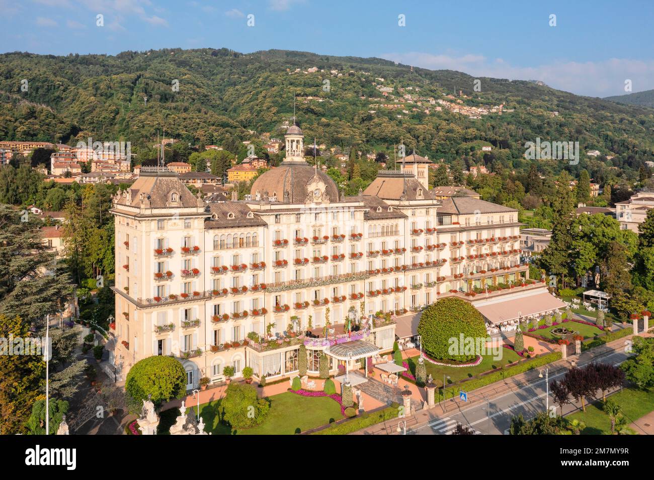 Grand Hotel Des Iles Borromees, Stresa, Lake Maggiore, Piedmont, Italy Stock Photo