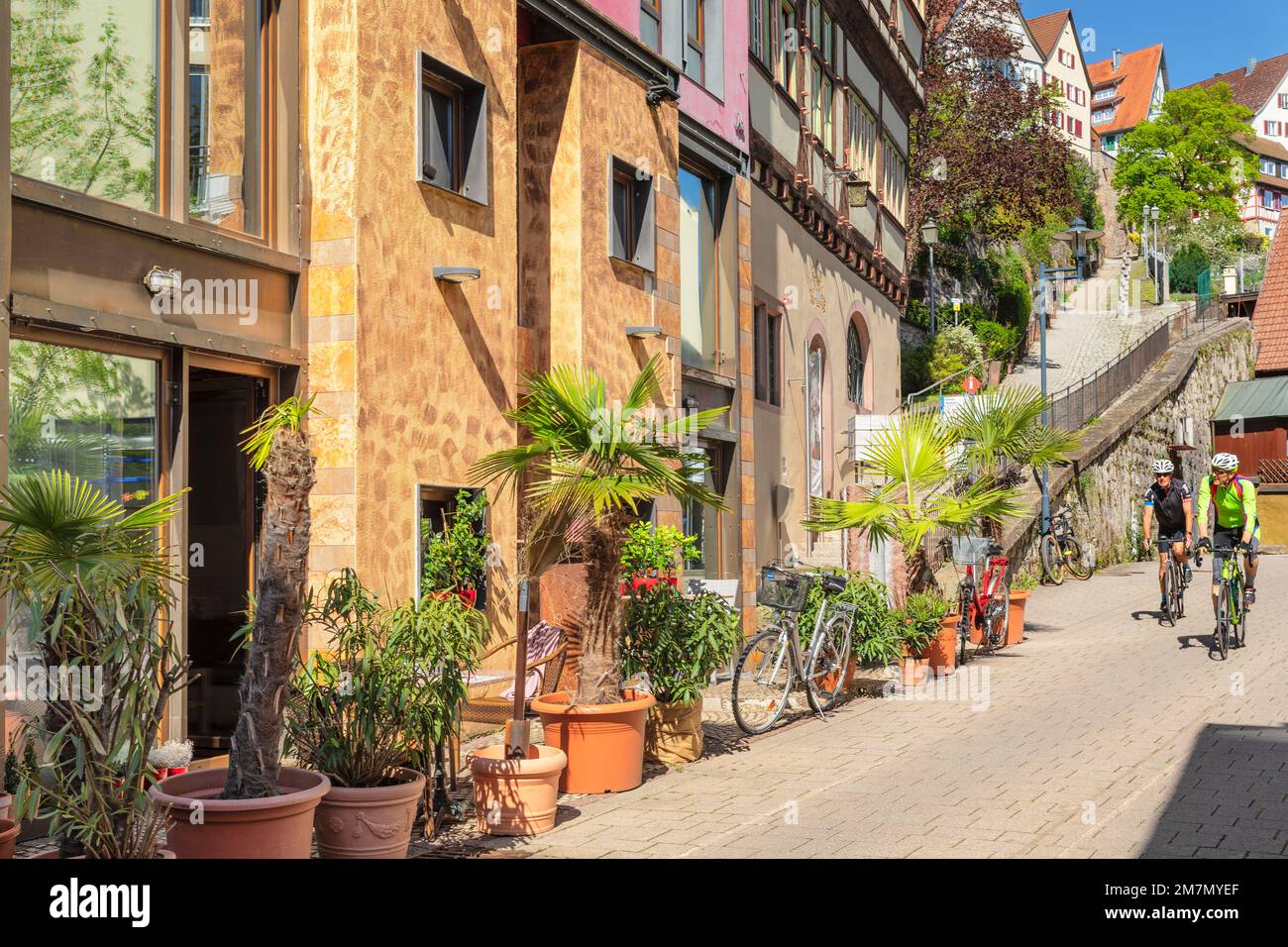 Old town of Horb am Neckar, Northern Black Forest, Baden Württemberg, Germany Stock Photo