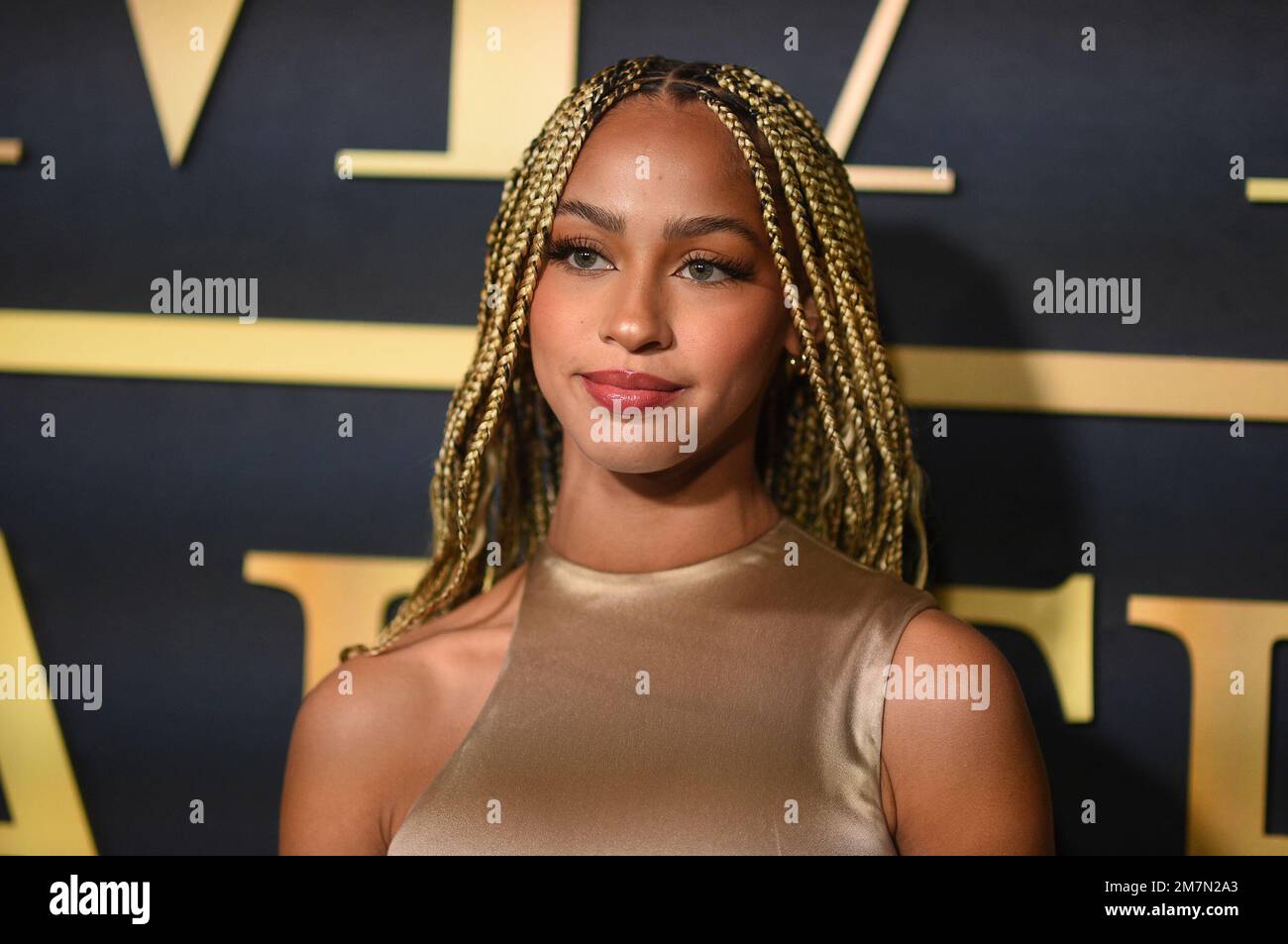 Mia Rose Morgan arrives at the premiere of "The Best Man: The Final  Chapters" on Wednesday, Dec. 7, 2022, at the Hollywood Athletic Club in Los  Angeles. (Photo by Richard Shotwell/Invision/AP Stock