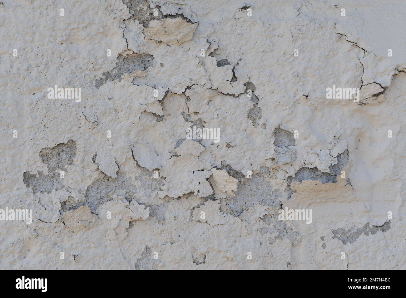 Crackled texture on the wall Stock Photo
