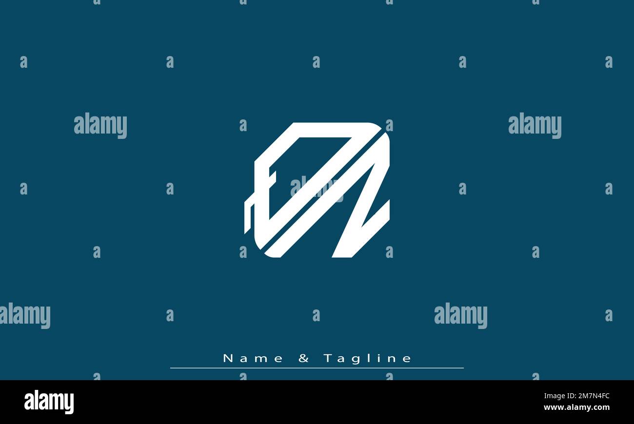 Alphabet letters Initials Monogram logo QZ , ZQ Stock Vector