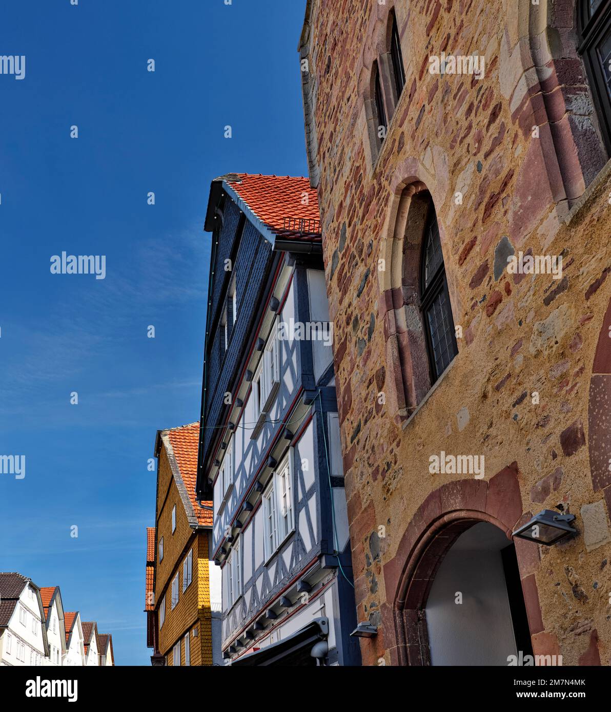 Europe, Germany, Hesse, Schwalm-Eder district, City of Fritzlar, German ...