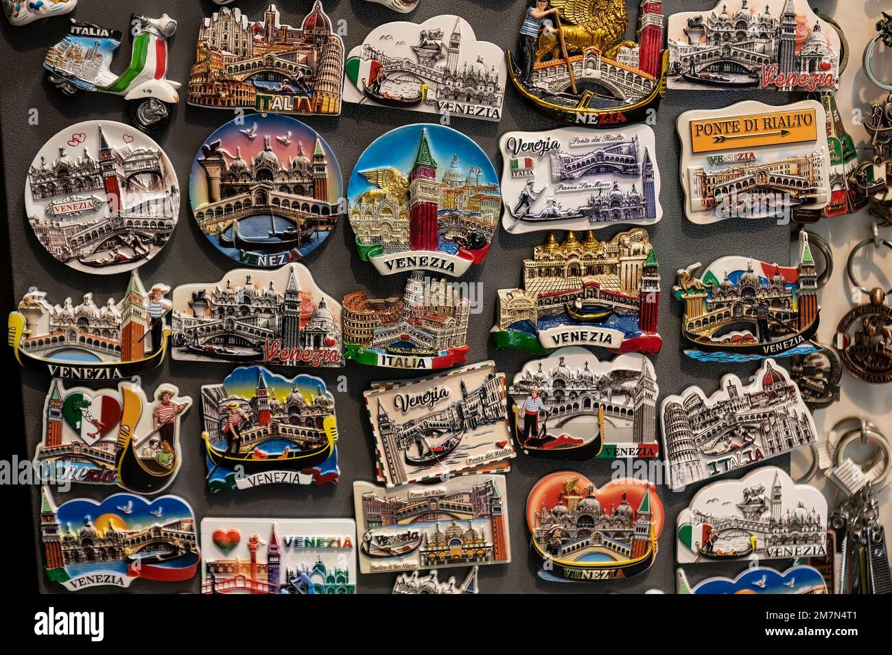 Venice, Italy 6 January 2023: Souvenirs of Venice Stock Photo