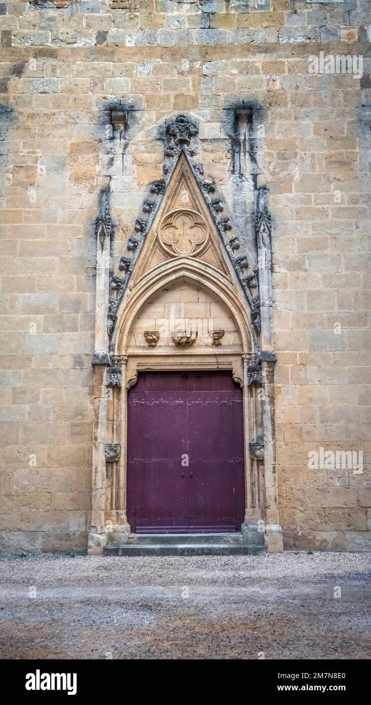Cathedral Saint Just and Saint Pasteur in Narbonne. Built in Gothic style. Start of construction in 1272. Monument historique. Stock Photo