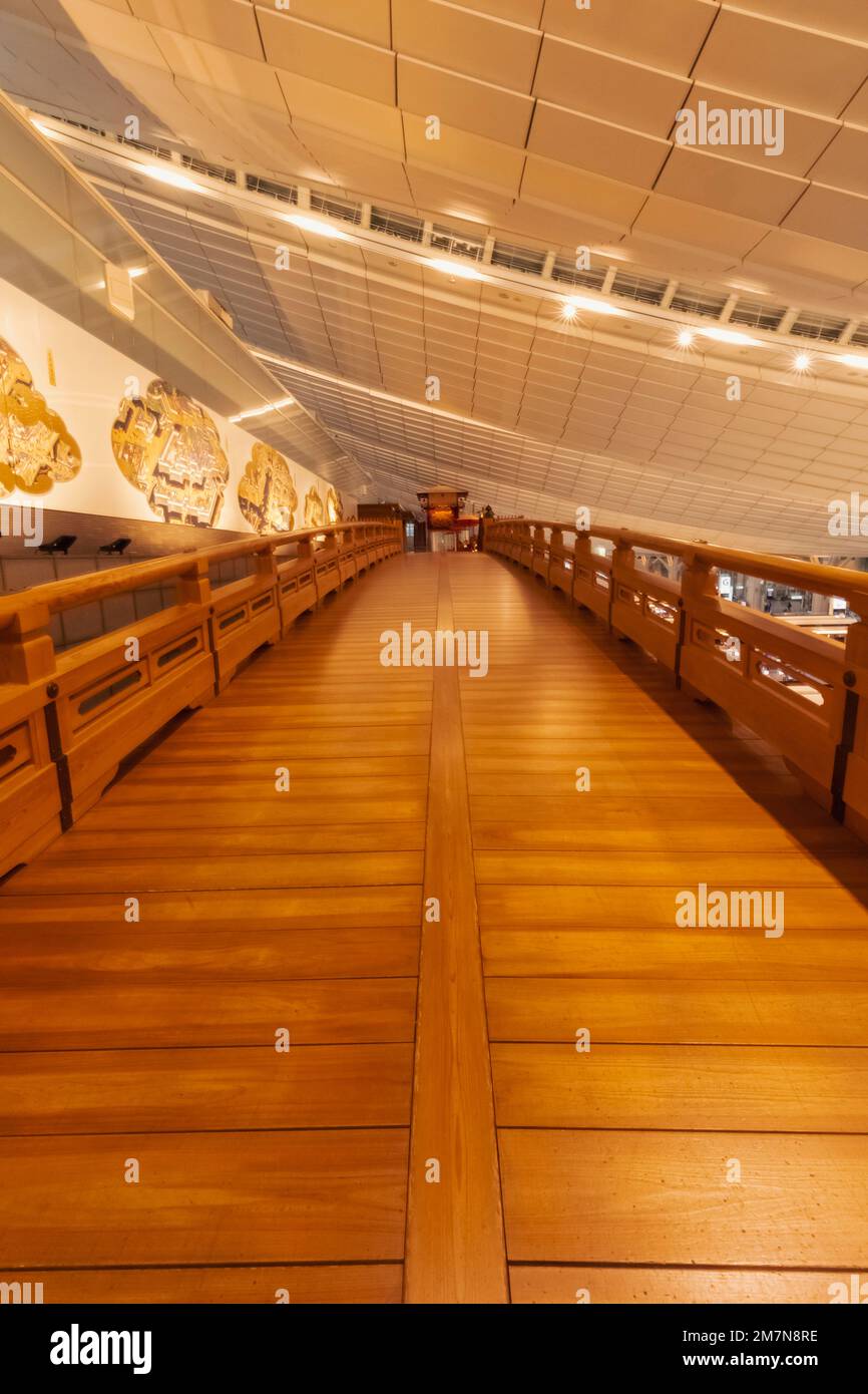 Japan, Honshu, Tokyo, Haneda International Airport, Interior View Stock
