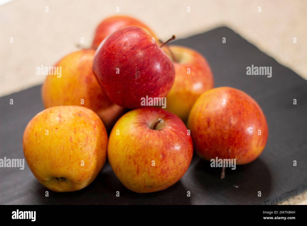 Apples freshly picked from the tree, 100 organic, natural and healthy, a natural source of