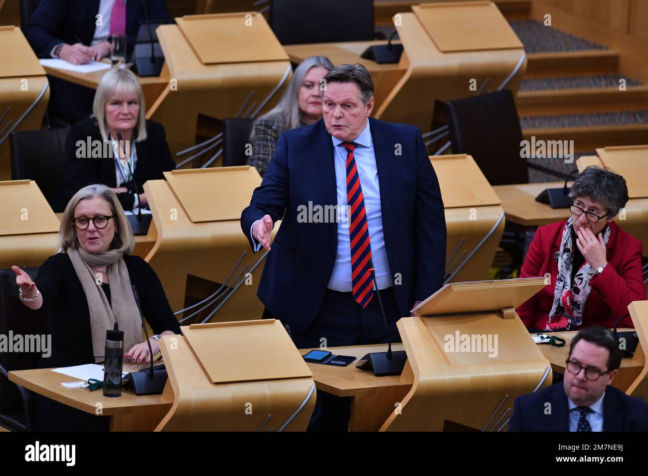 Edinburgh Scotland, UK 10 January 2023. Stephen Kerr at the Scottish