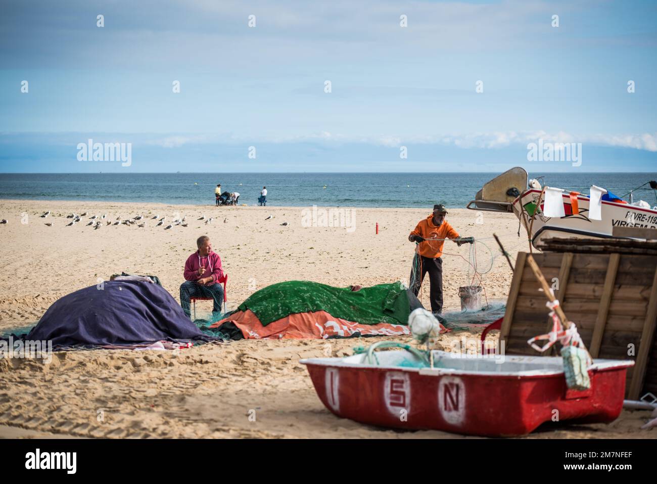 Algarve fish market, tavira, Portugal Stock Photo Alamy