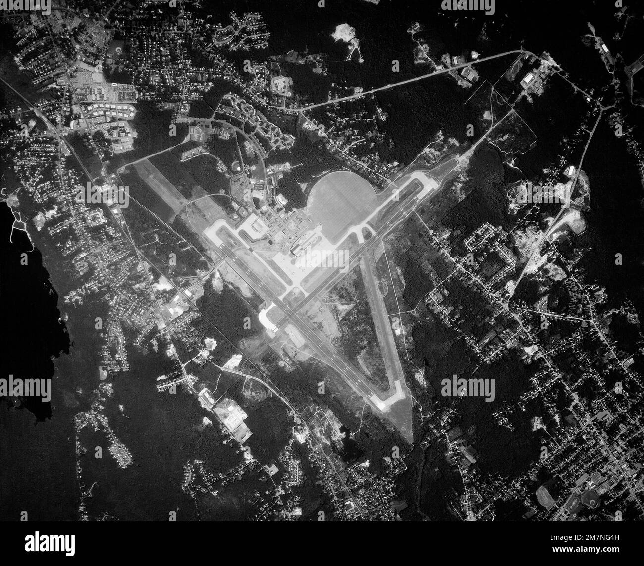 Weymouth aerial Black and White Stock Photos & Images - Alamy