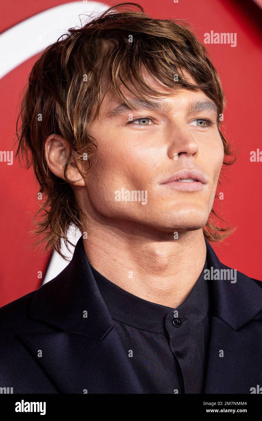 Jordan Barrett poses for photographers upon arrival at the British