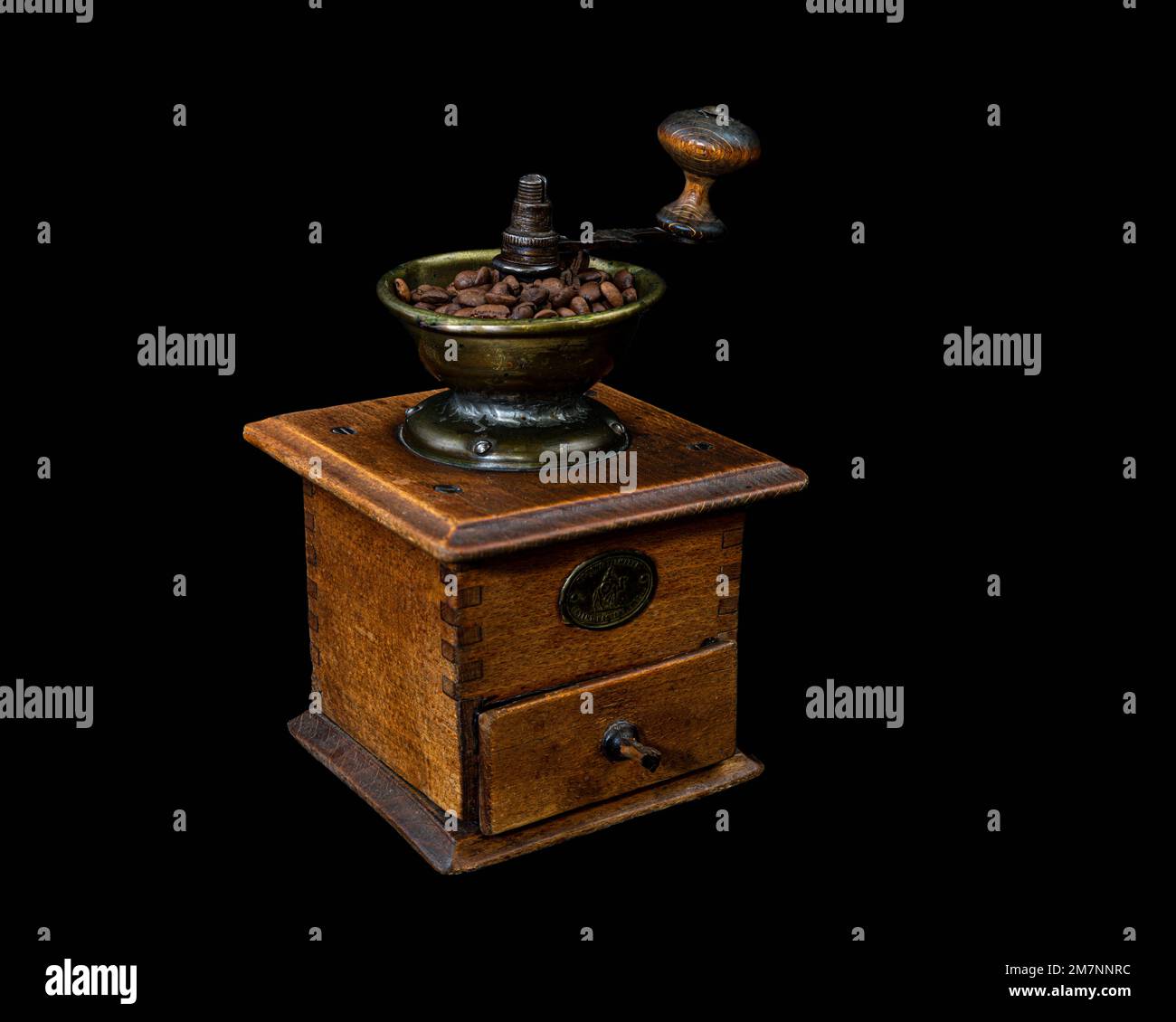 Antique Coffee Grinder Stock Photo Alamy