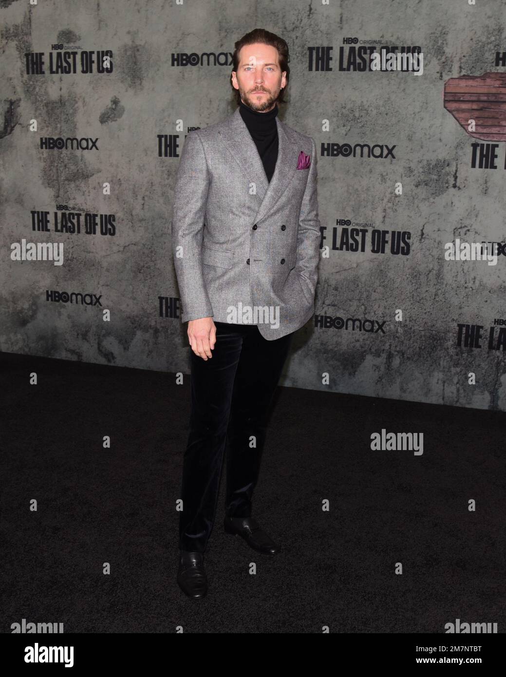 January 9, 2023, Westwood, California, USA: Neil Druckmann attends HBO's  The Last of Us Premiere. (Credit Image: © Billy Bennight/ZUMA Press Wire)  EDITORIAL USAGE ONLY! Not for Commercial USAGE! Stock Photo - Alamy