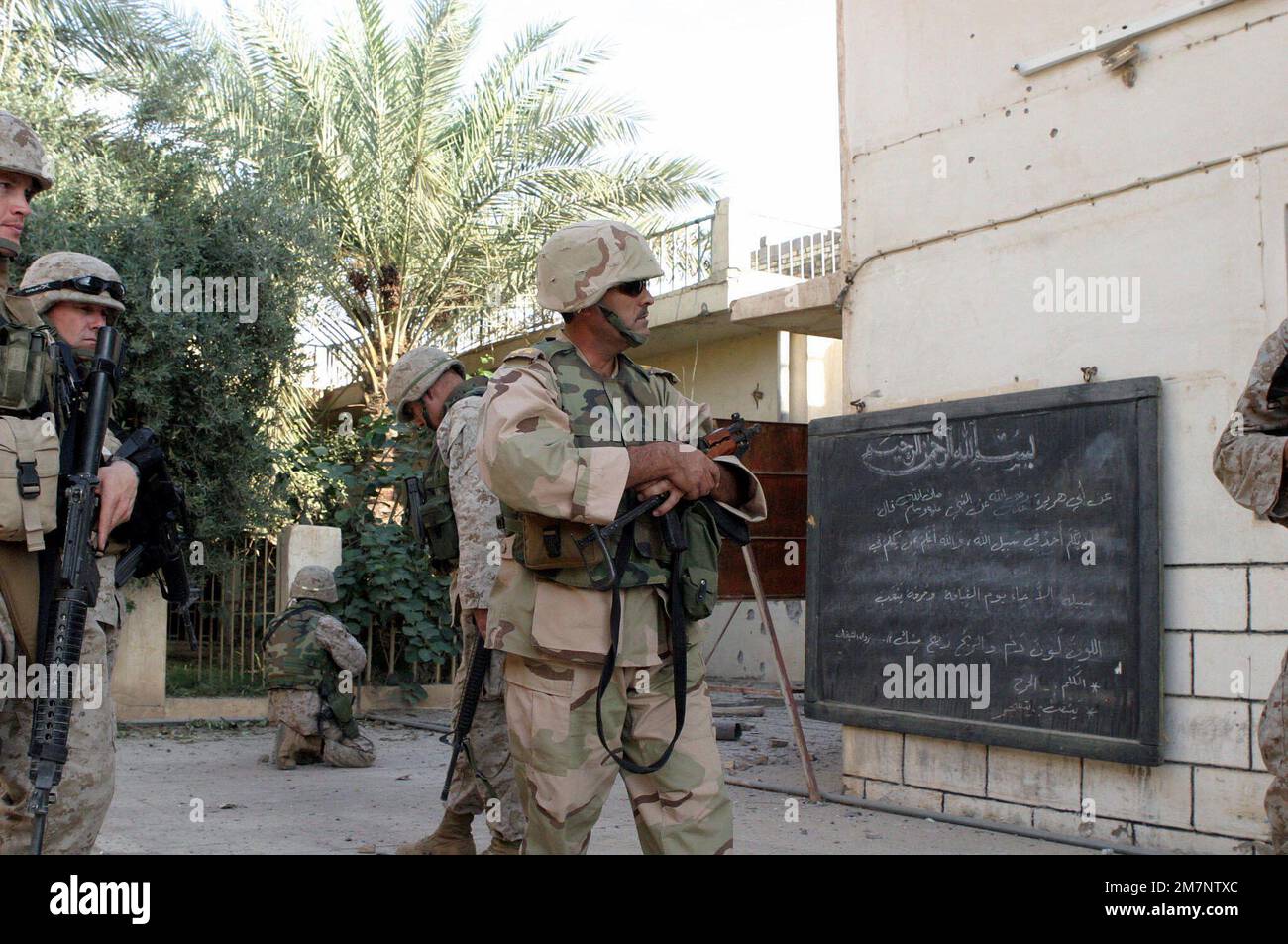 041112-M-0173F-009. Base: Fallujah State: Al Anbar Country: Iraq (IRQ) Stock Photo