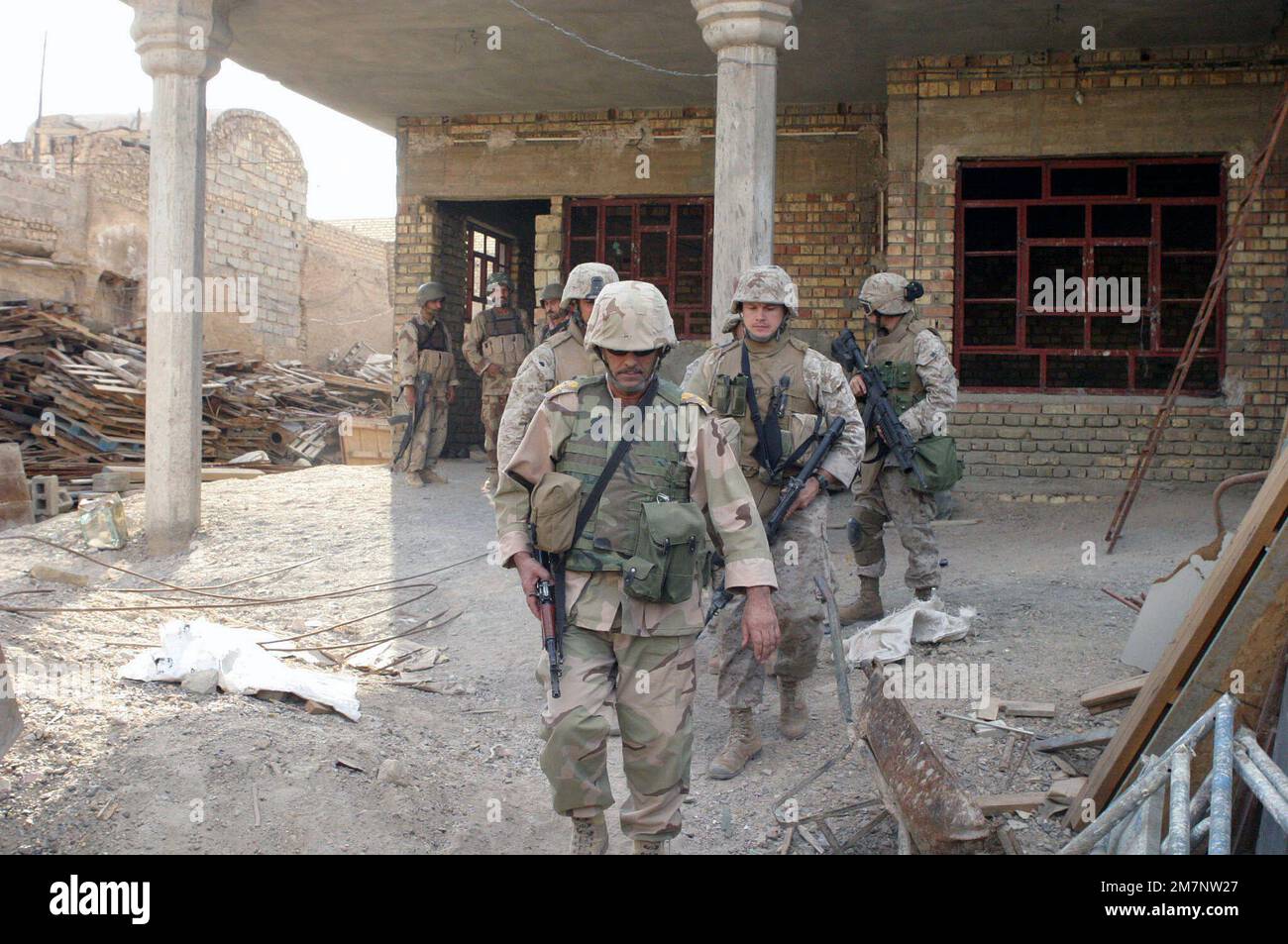 041112-M-0173F-005. Base: Fallujah State: Al Anbar Country: Iraq (IRQ) Stock Photo