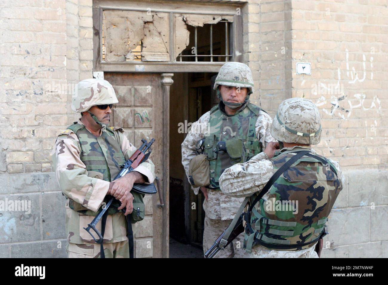 041112-M-0173F-012. Base: Fallujah State: Al Anbar Country: Iraq (IRQ) Stock Photo
