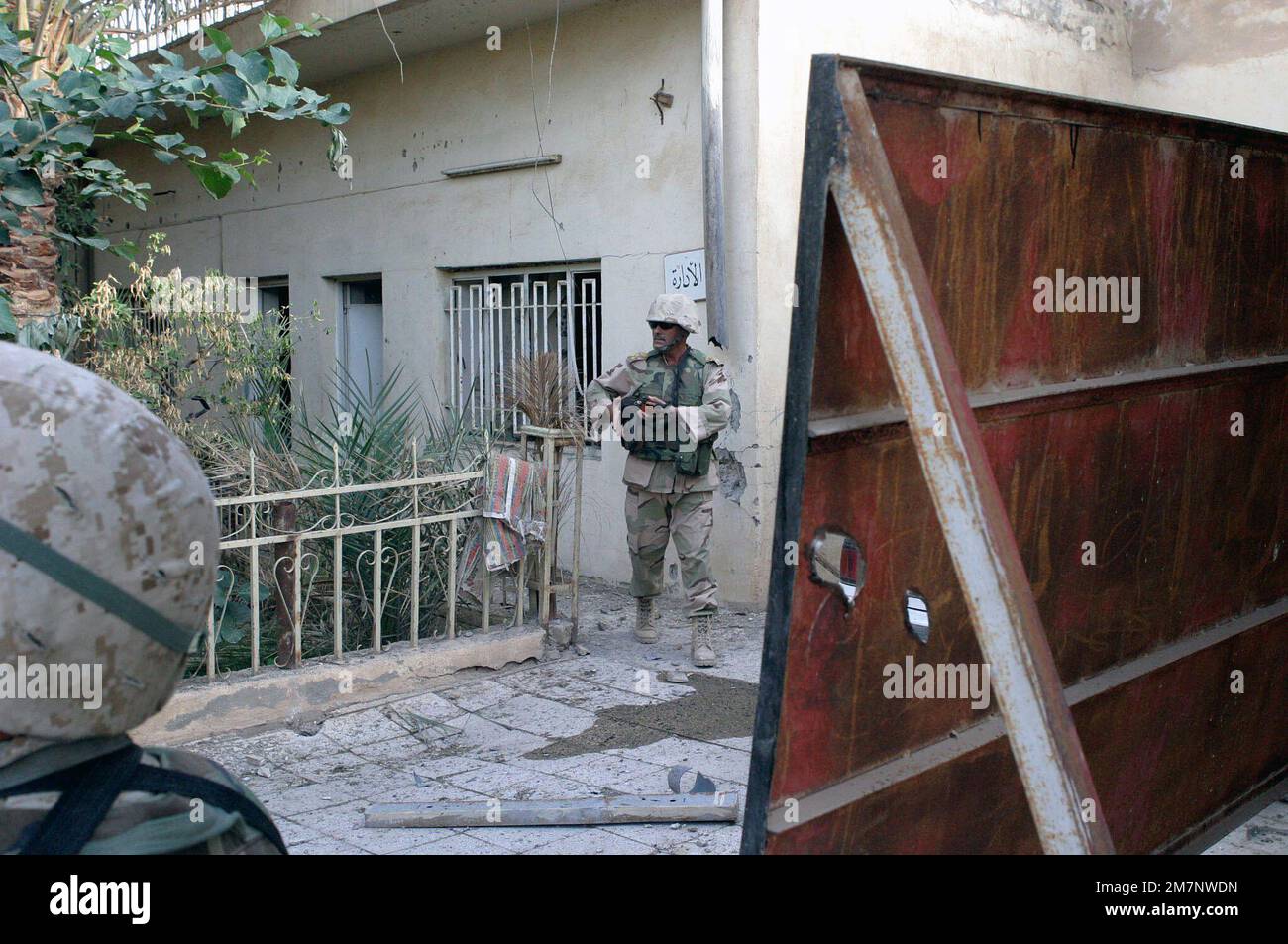 041112-M-0173F-008. Base: Fallujah State: Al Anbar Country: Iraq (IRQ) Stock Photo