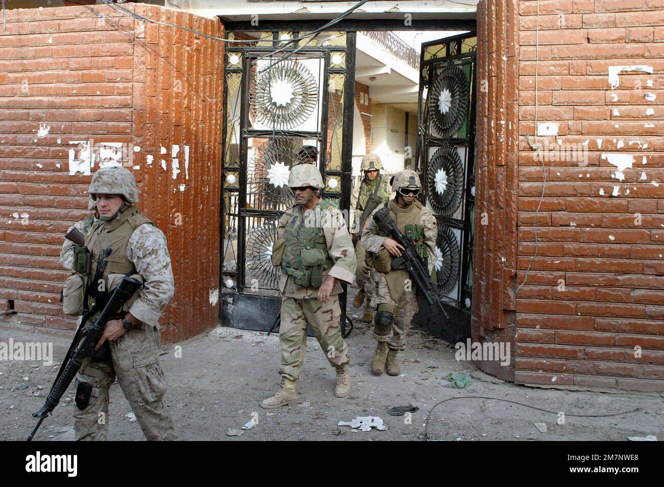 041112-M-0173F-010. Base: Fallujah State: Al Anbar Country: Iraq (IRQ) Stock Photo