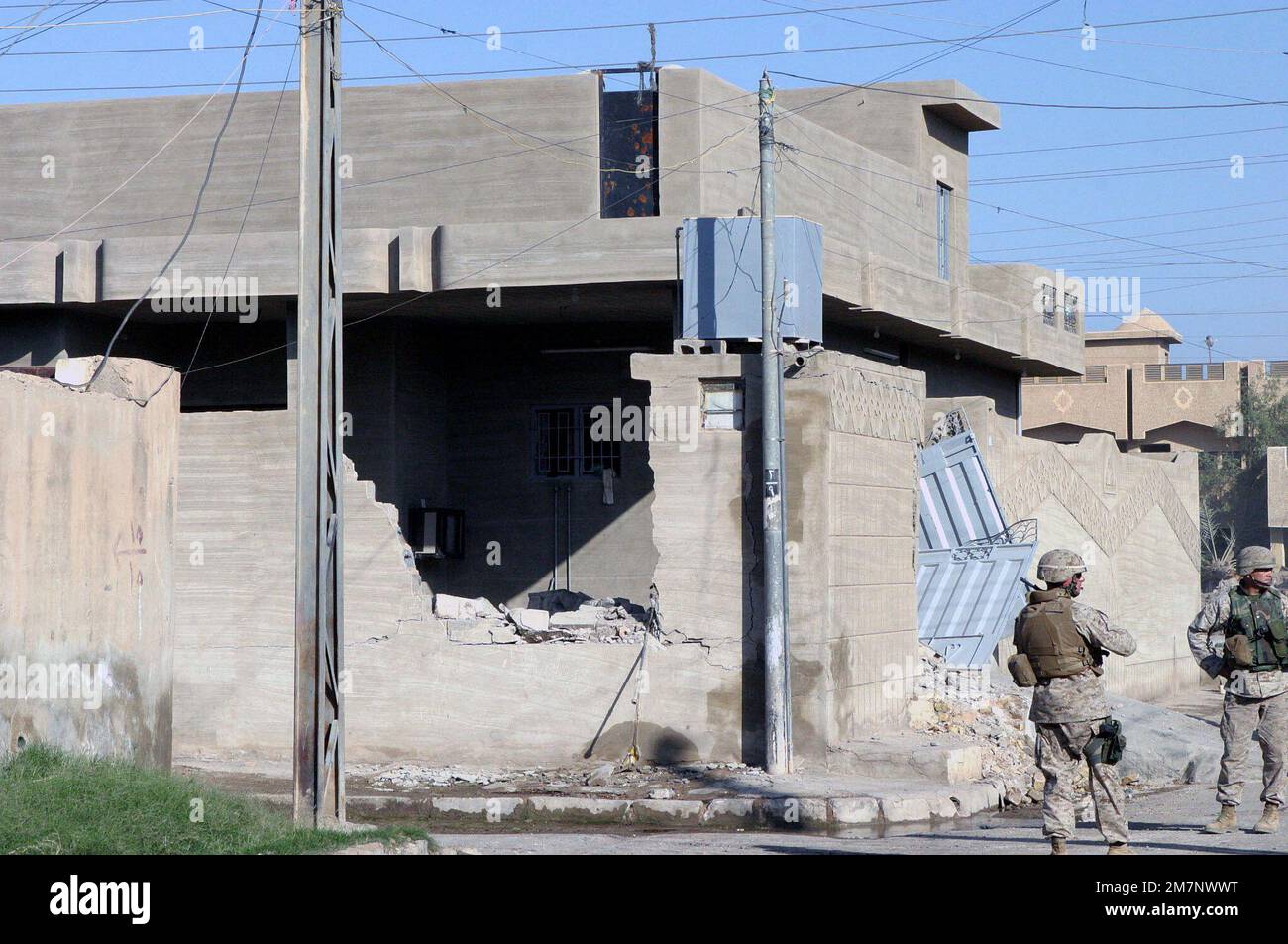 041113-M-0173F-022. Base: Fallujah State: Al Anbar Country: Iraq (IRQ) Stock Photo