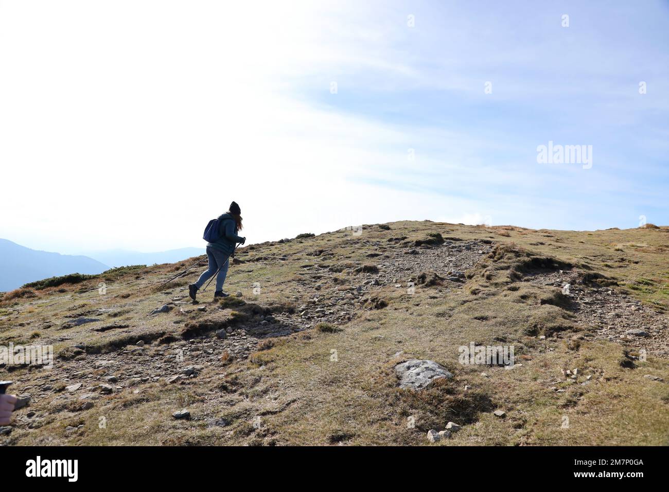 CARPATHIAN MOUNTAINS, UKRAINE OCTOBER 8, 2022 Mount Hoverla
