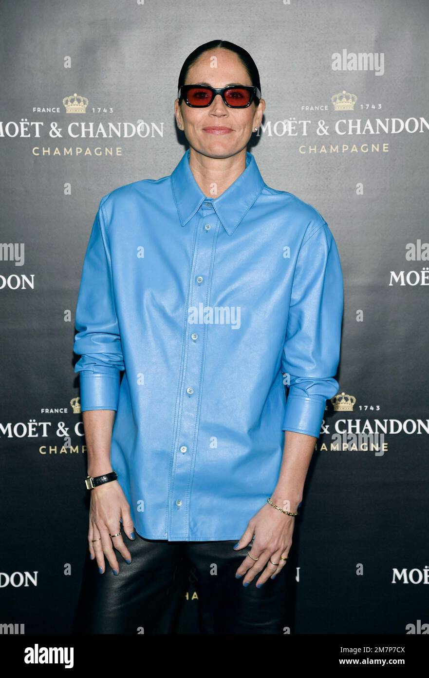 Sue Bird attends the Moet & Chandon holiday season celebration at David