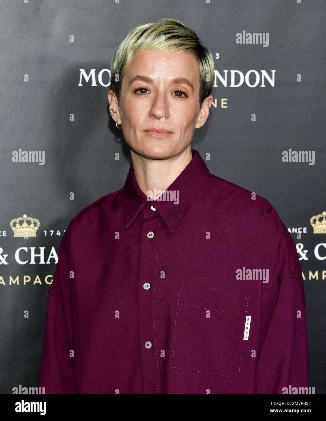 Megan Rapinoe attends the Moet & Chandon holiday season celebration at