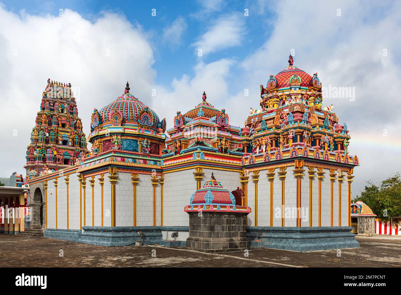 Colorful Kaylasson Hindu temple, Port Louis, Mauritius Stock Photo Alamy