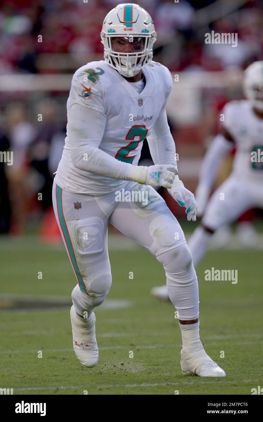 Miami Dolphins linebacker Bradley Chubb (2) runs during an NFL