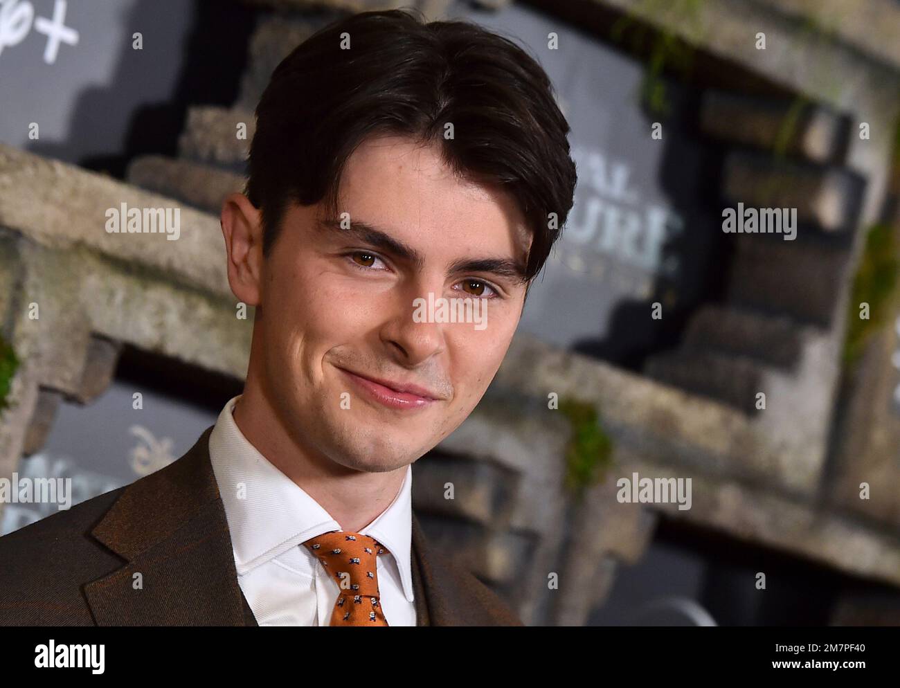 Dylan Michael Douglas arrives at a red carpet event for “National