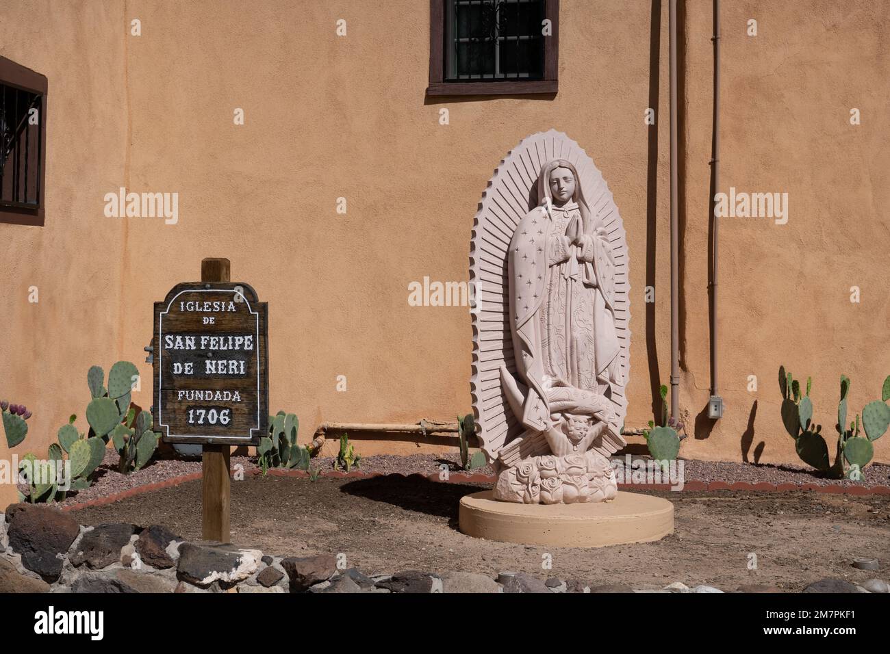 Albuquerque, New Mexico Sept. 25, 2021 Statue of Our Lady of