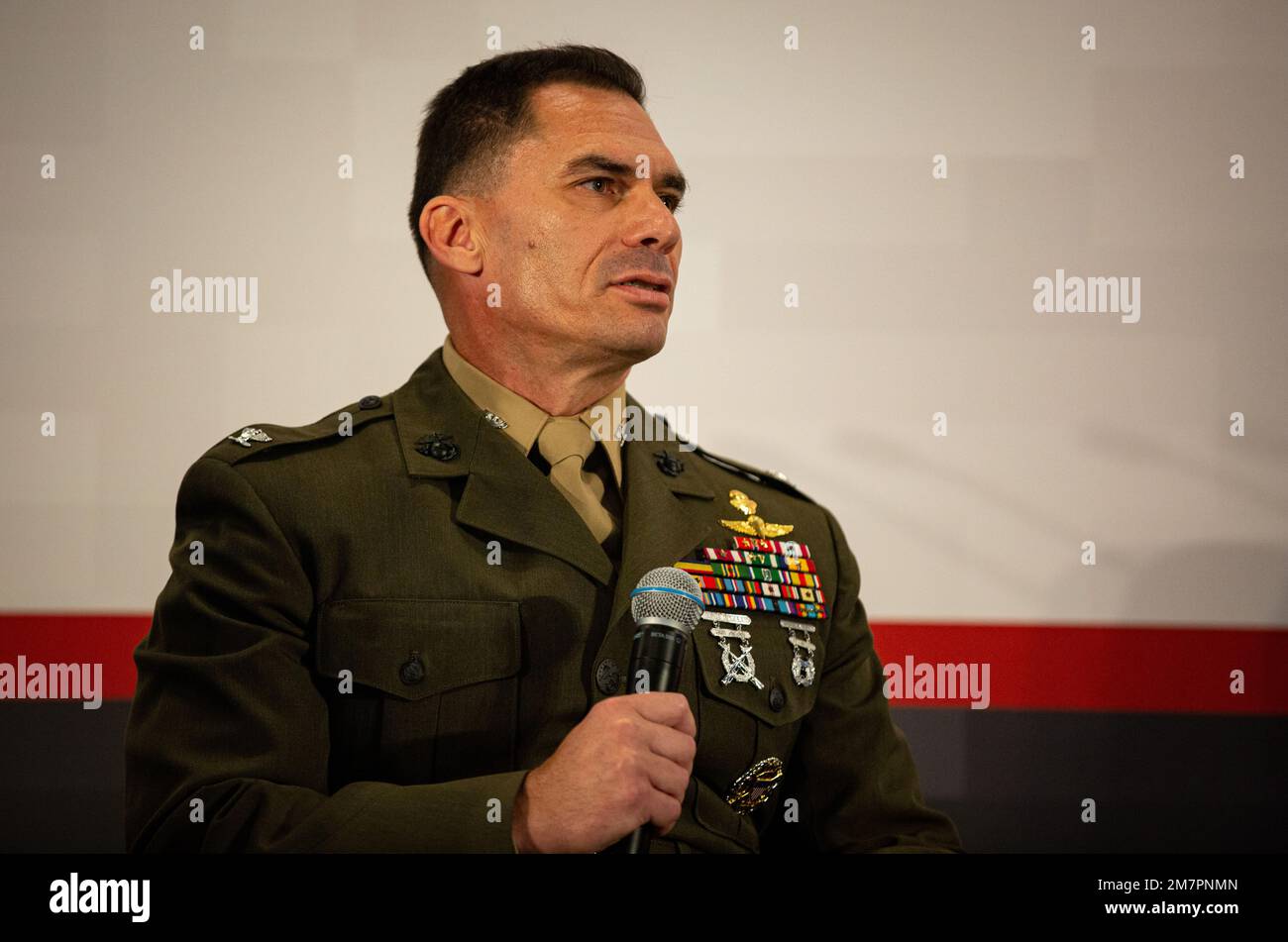 U.S. Marine Corps Col. Stephen Fiscus, assistant chief of staff for ...