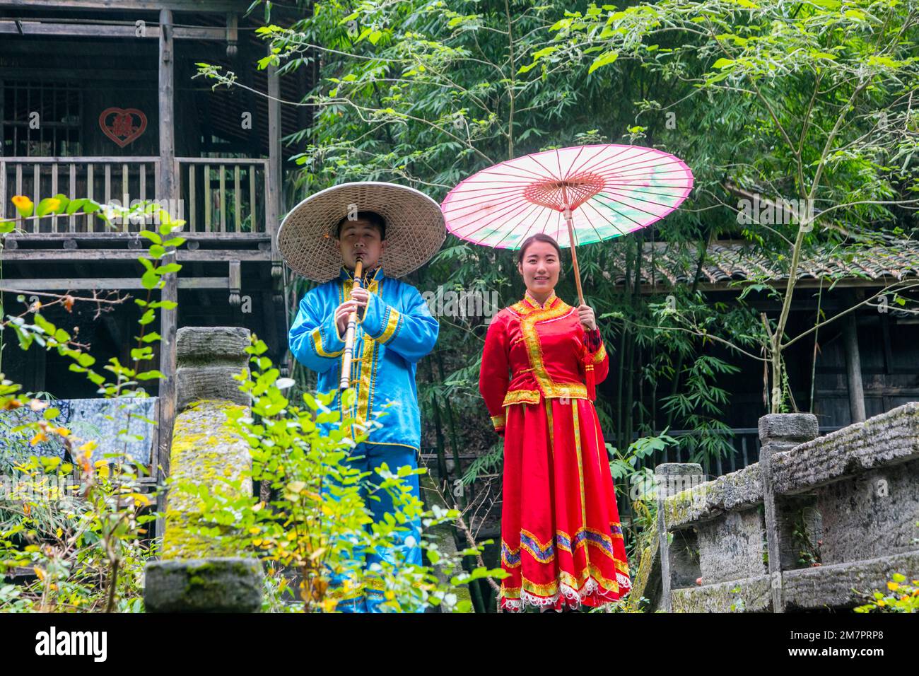 Shennong Stream, Hubei Province, Yangtze River, China Stock Photo