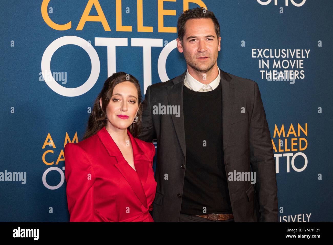 Mariana Trevino, left and Manuel Garcia-Rulfo pose during a photocall for  