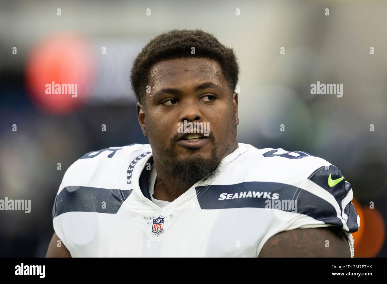 Seattle Seahawks guard Gabe Jackson (66) in action during an NFL