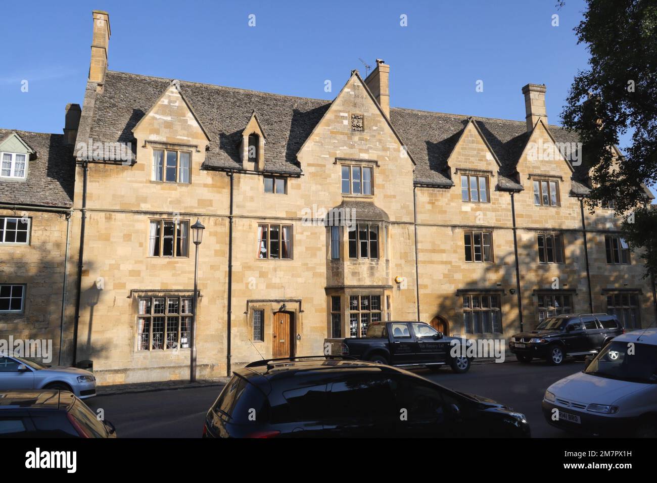 Large Townhouse in Chipping Campden High Street Gloucestershire England in the English Cotswolds market town Stock Photo