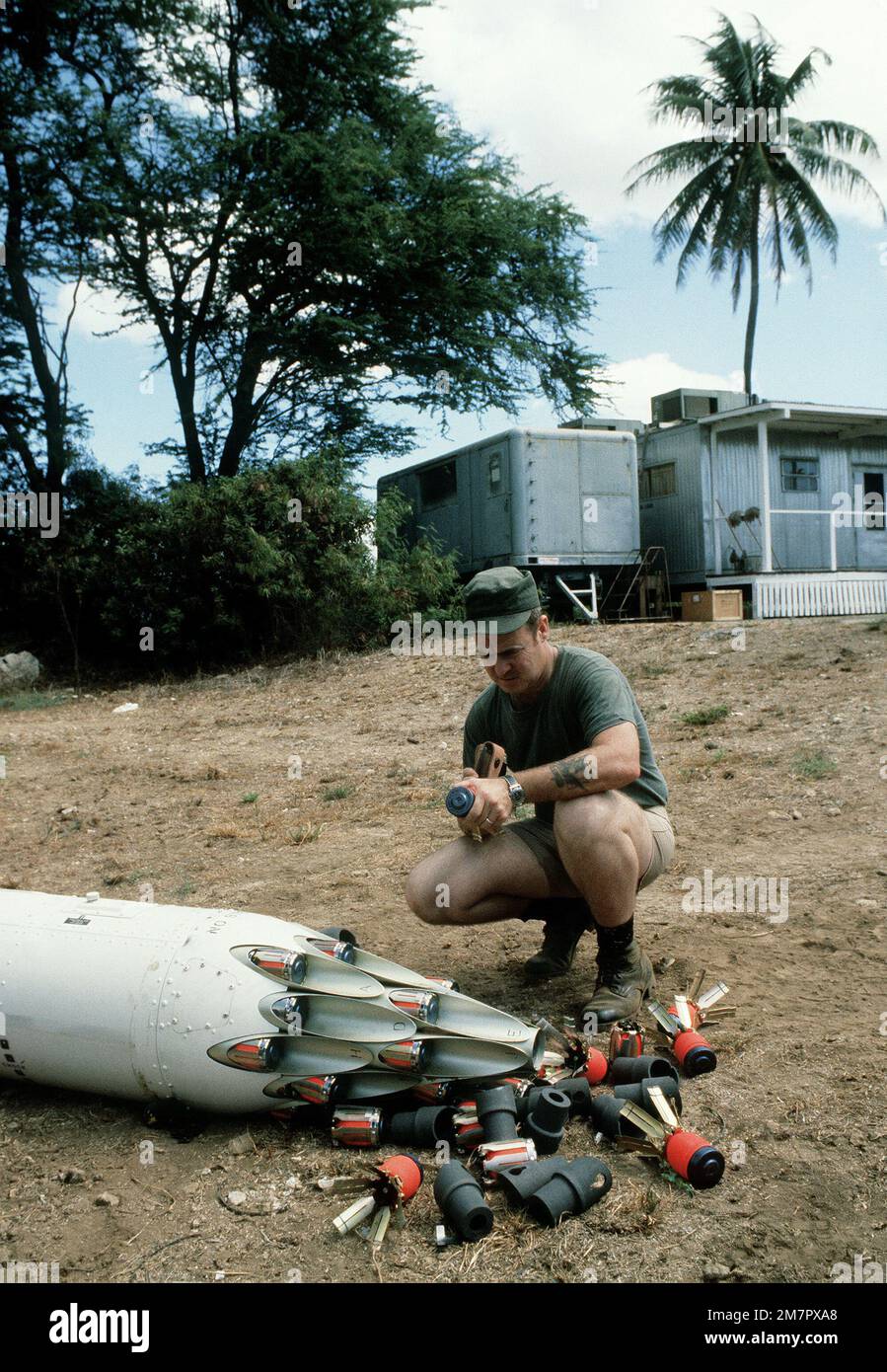 MSGT Adams, of the combat control team (CCT), takes a closer look at
