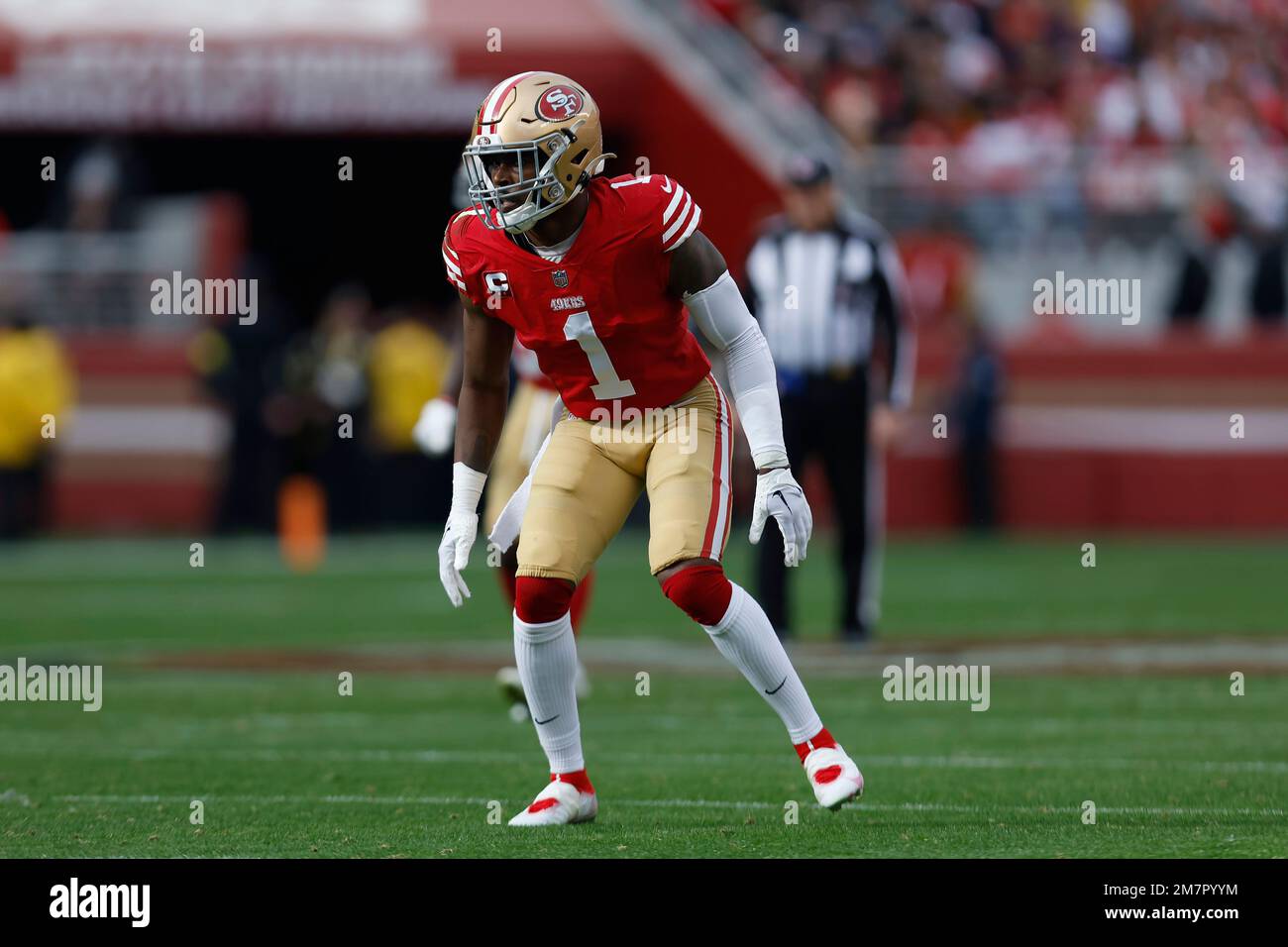 San Francisco 49ers cornerback Jimmie Ward (1) during an NFL football game against the Arizona