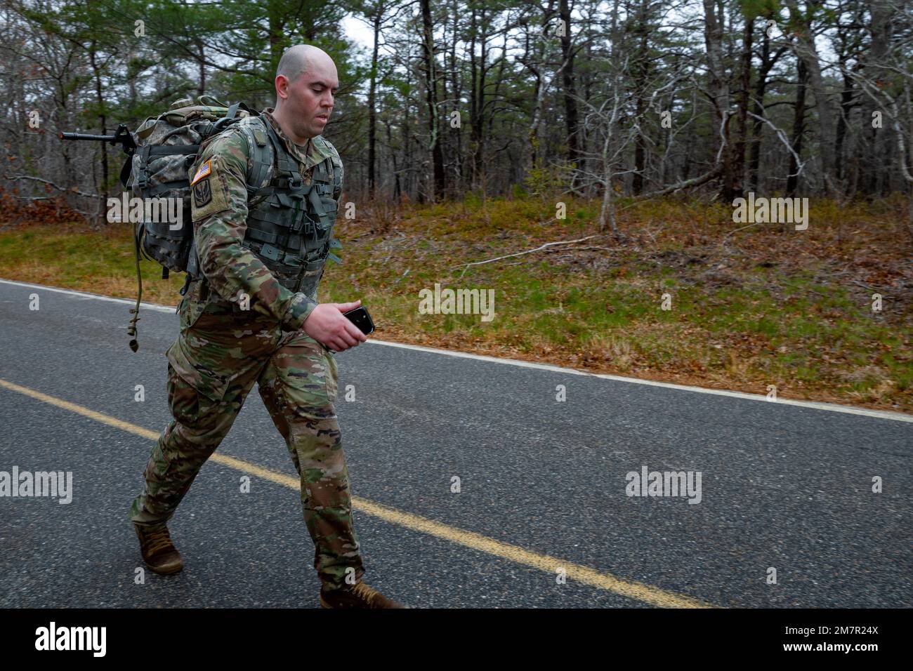 U.S. Army Spc. Kevin Figueiredo, a radio and communications security