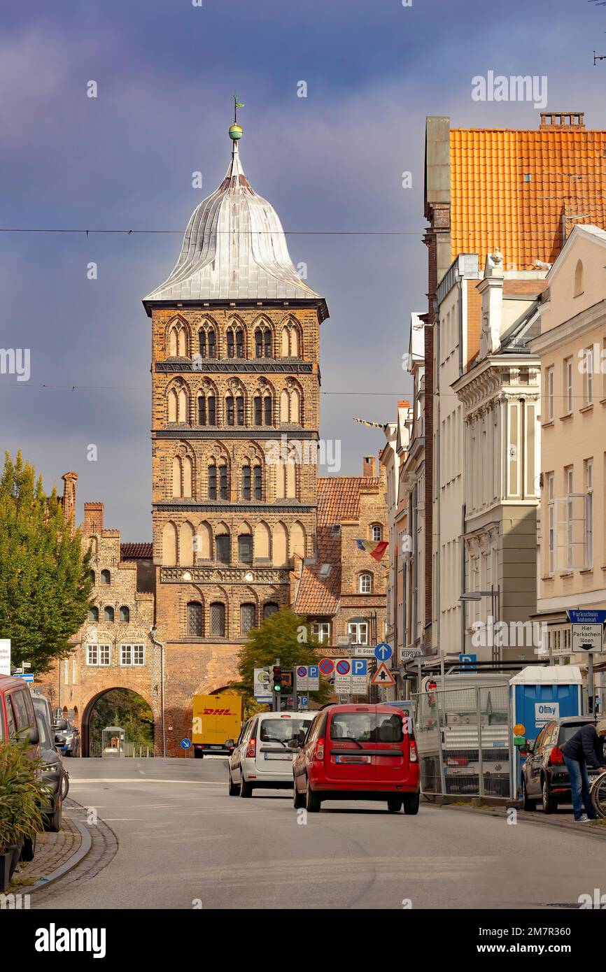 castle gate in Lübeck Stock Photo - Alamy