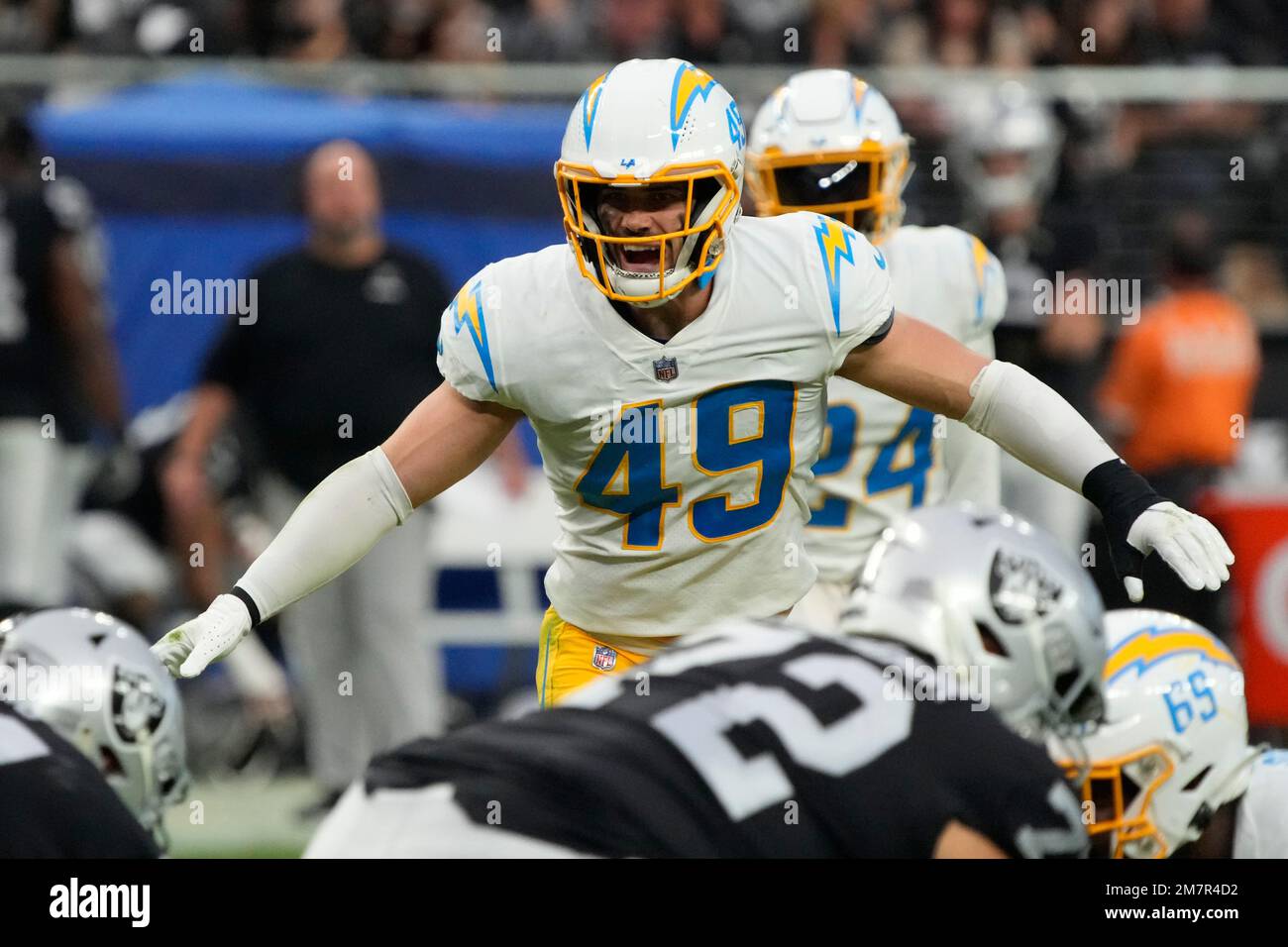 Banner Pennant In Feltro Los Angeles Chargers 38x61 Cm - Storia Del Patrimonio, Ufficiale NFL Per Tifosi E Collezionisti