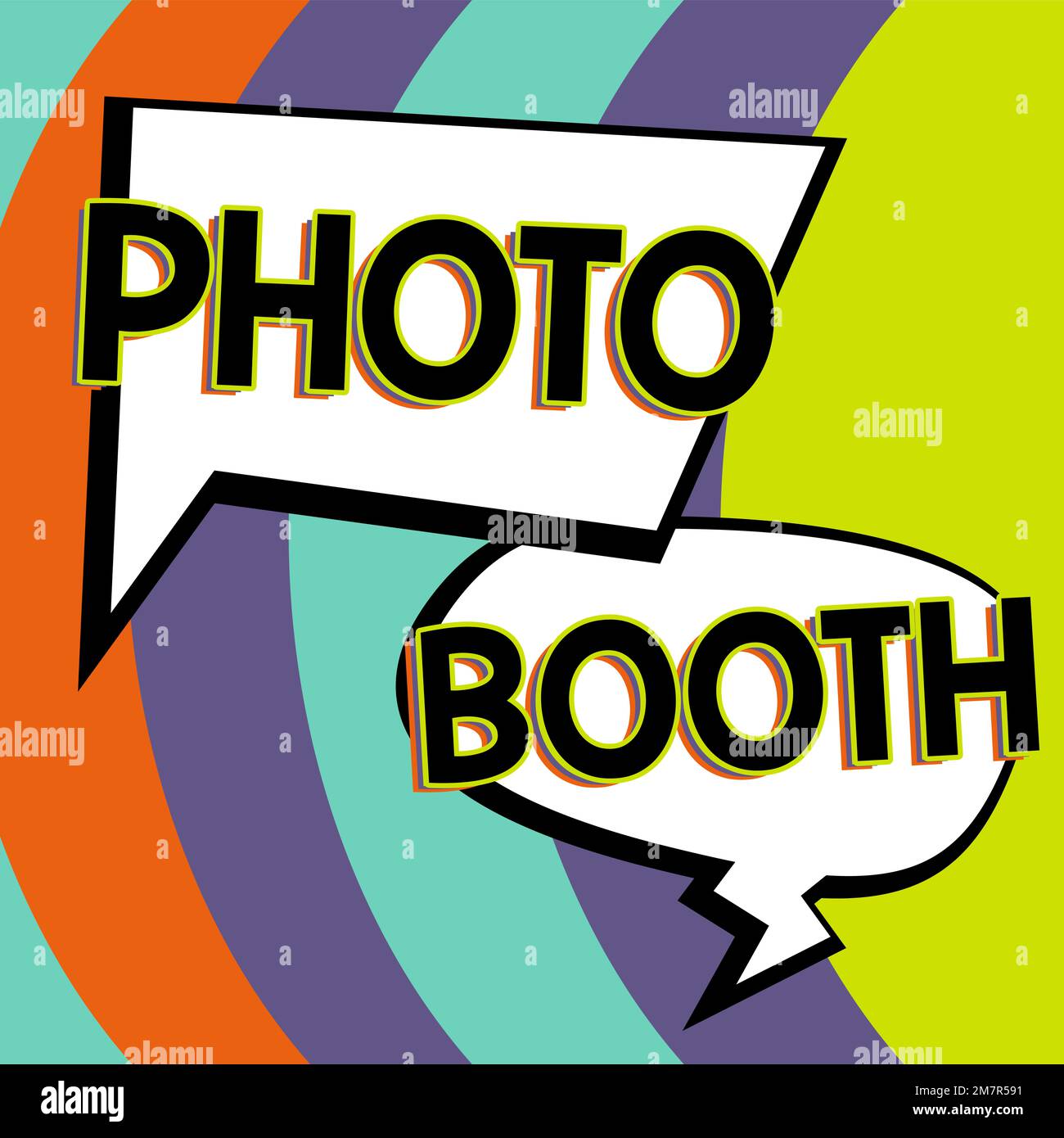 Writing Displaying Text Photo Booth. Concept Meaning Form Of Photo Sharing  And Publishing In The Format Of A Blog Stock Photo, Picture and Royalty  Free Image. Image 198281577.