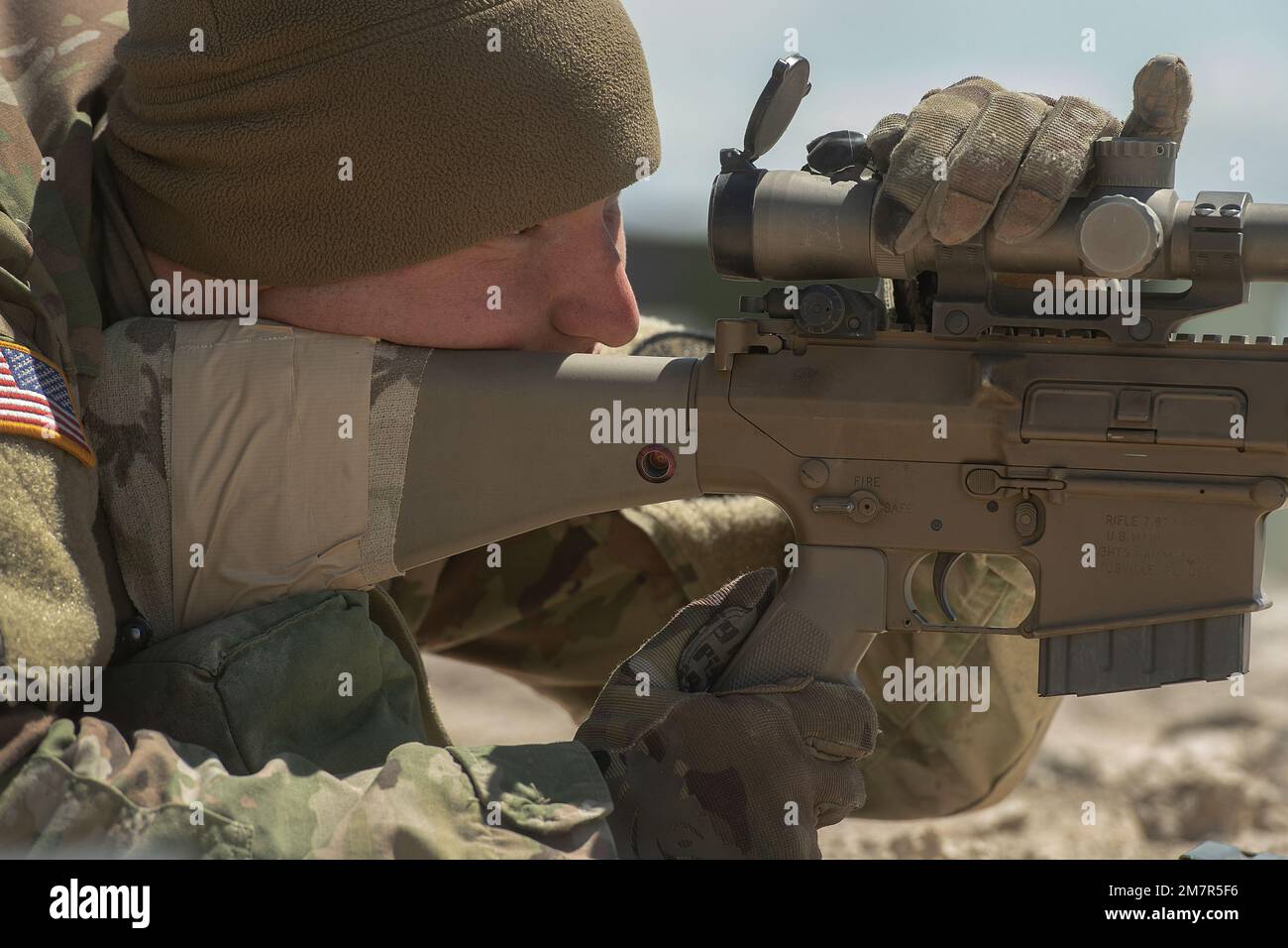During firing exercises snipers frequently check target location