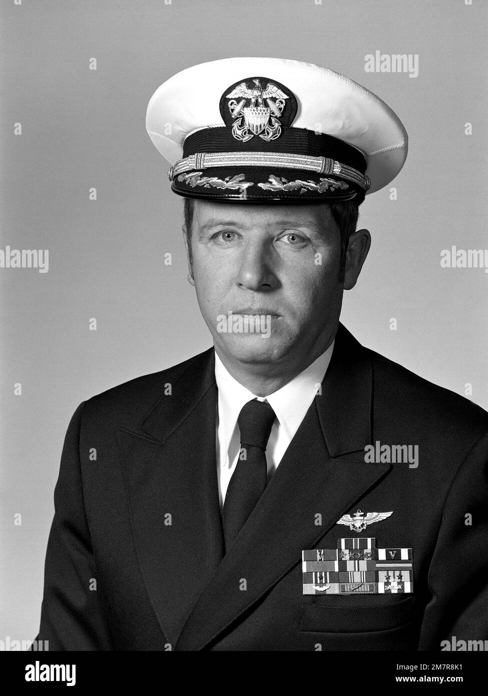 CDR Richard W. Barr, USN (covered). Country: Unknown Stock Photo