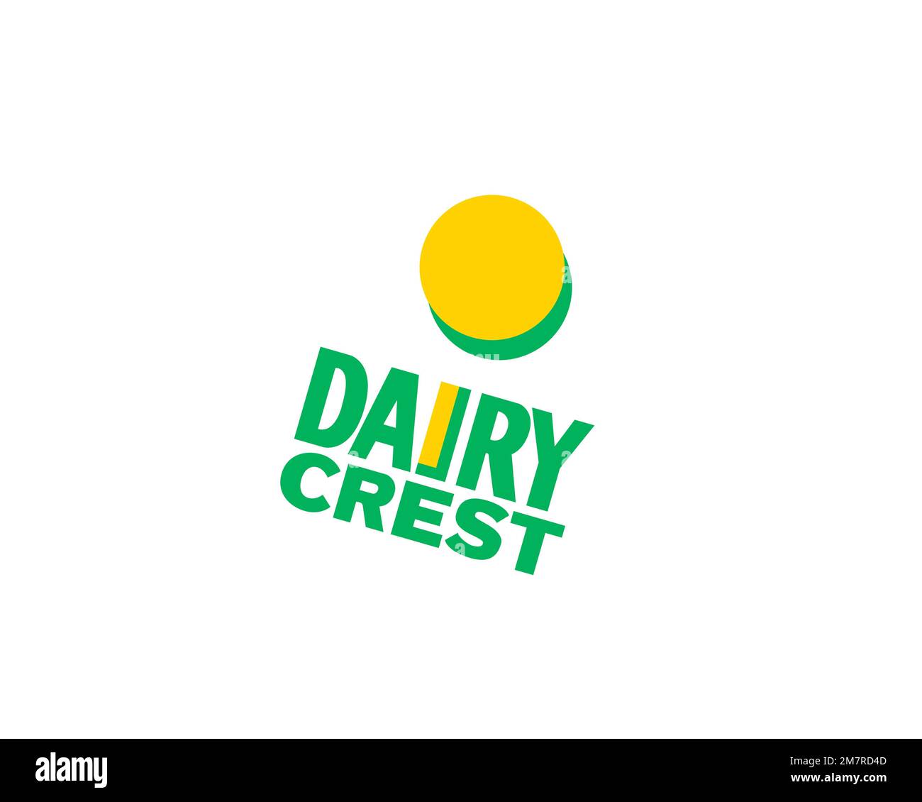 Dairy Crest, rotated logo, white background B Stock Photo Alamy