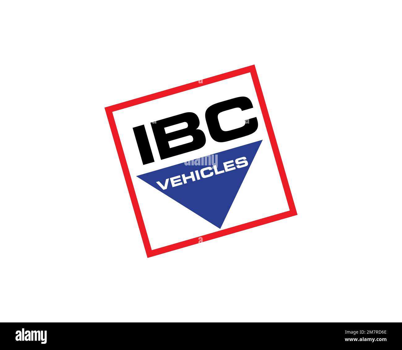 IBC Vehicles, rotated logo, white background Stock Photo Alamy