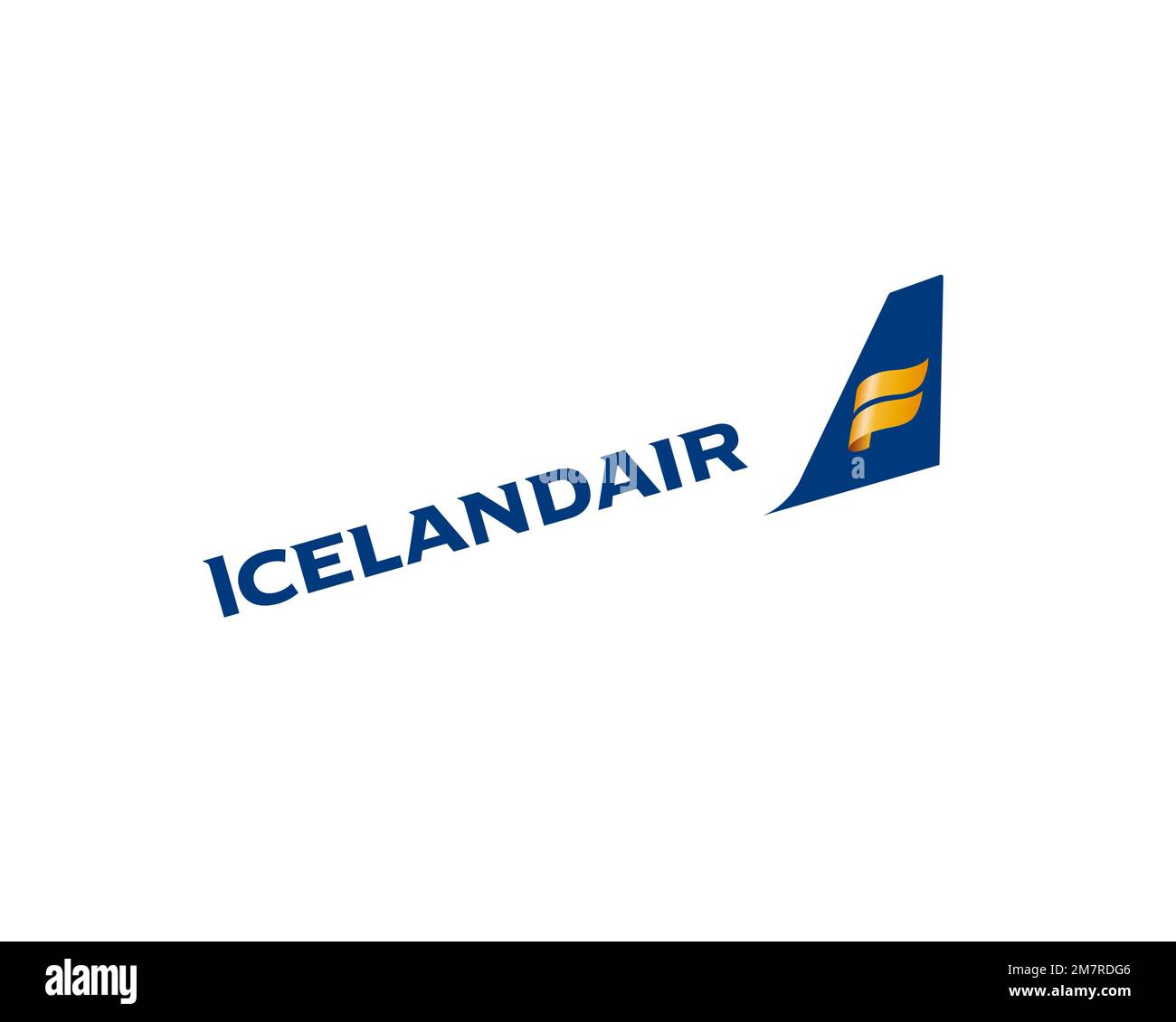 Icelandair, rotated logo, white background Stock Photo Alamy