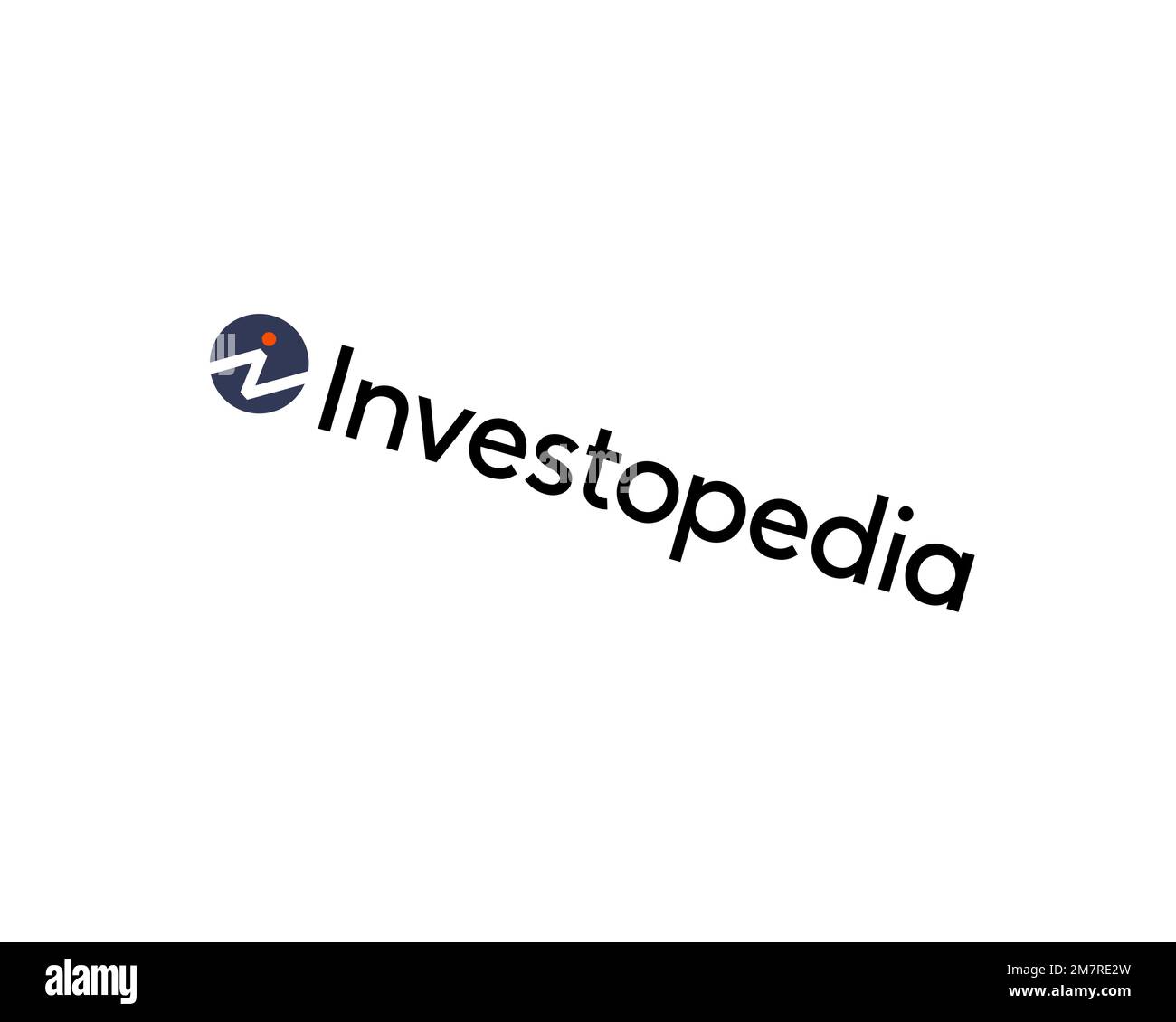 Investopedia, rotated logo, white background B Stock Photo Alamy