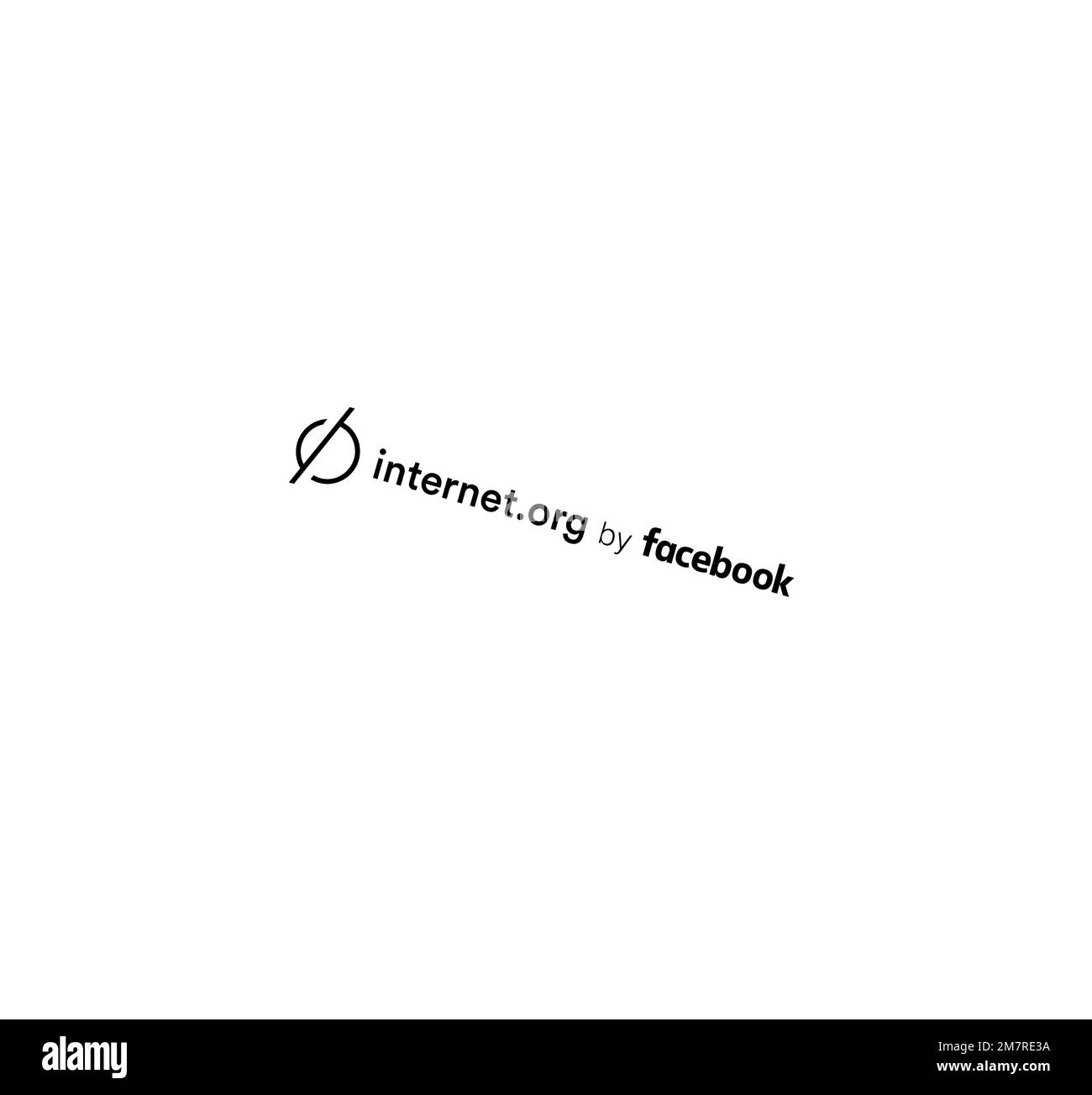 Internet. org, rotated logo, white background B Stock Photo