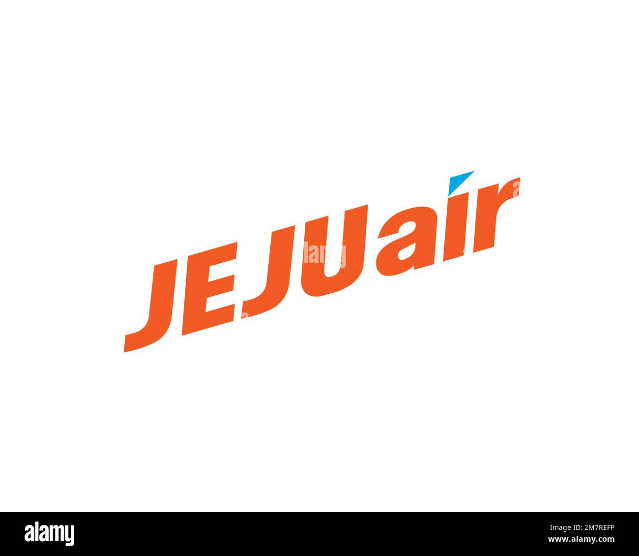 Jeju Air, Rotated Logo, White Background Stock Photo Alamy