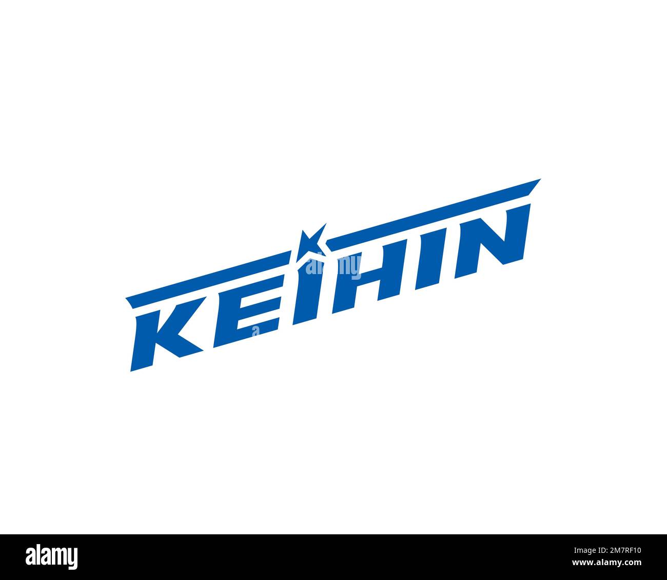 Keihin Corporation, Rotated Logo, White Background Stock Photo Alamy